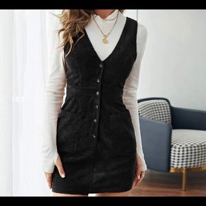 Black Overall Dress